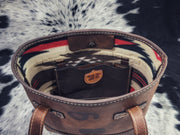 "Kristi Aspen Aztec" Leather Purse